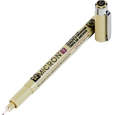 Sakura - Pigma Micron Nanquim 0.2 e 0.3mm - Preto - Imagem 2